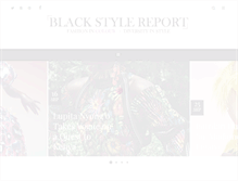 Tablet Screenshot of blackstylereport.com